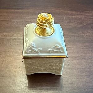 Lenox China Treasures June Trinket Box